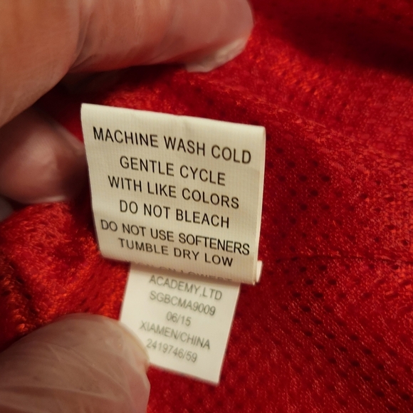 BCG Men's Red and Black Hooded Jacket Size M. - Picture 5 of 11